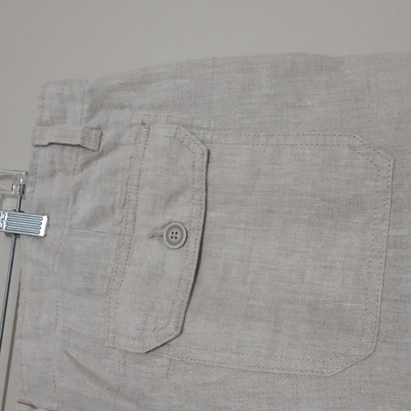 Ocean & Coast Men's Tan Shorts 38 Linen Bermuda Vacation Resort Casual Beach - Picture 4 of 7